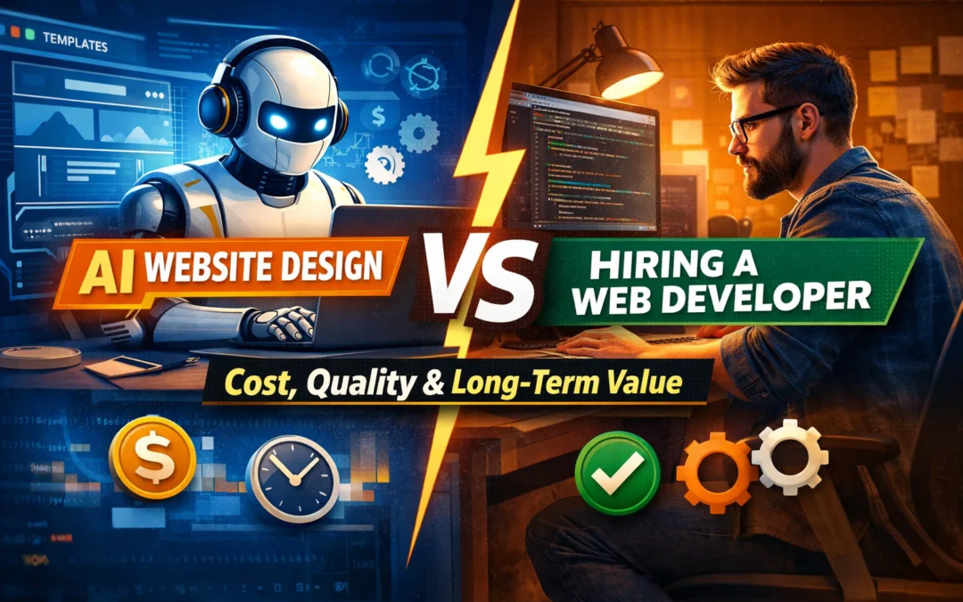 AI Website Design vs Hiring a Web Developer: Cost, Quality & Long-Term Value